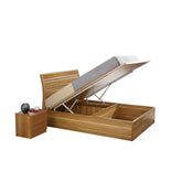 High Gloss Alexandra Oak Solid with Headboard